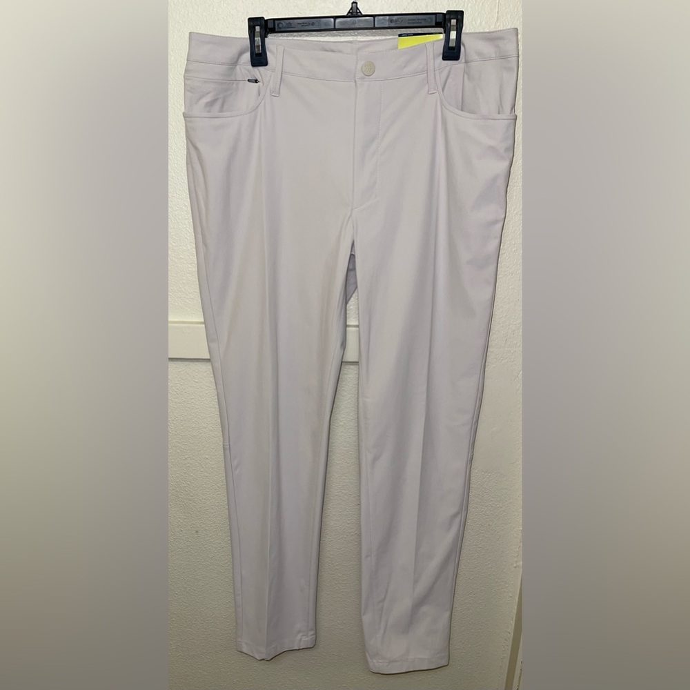 Men's Light Cream Golf Pants